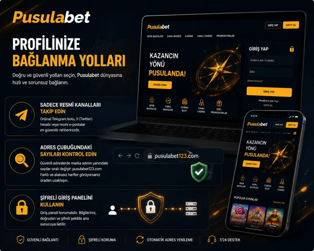 Resmî Ana Sayfa Aracılığıyla Anında giriş