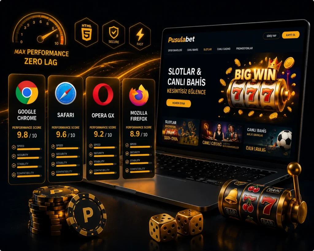 Slots, slotlar ve bahis İçin İdeal Tarayıcılar online, çevrimiçi Erişim